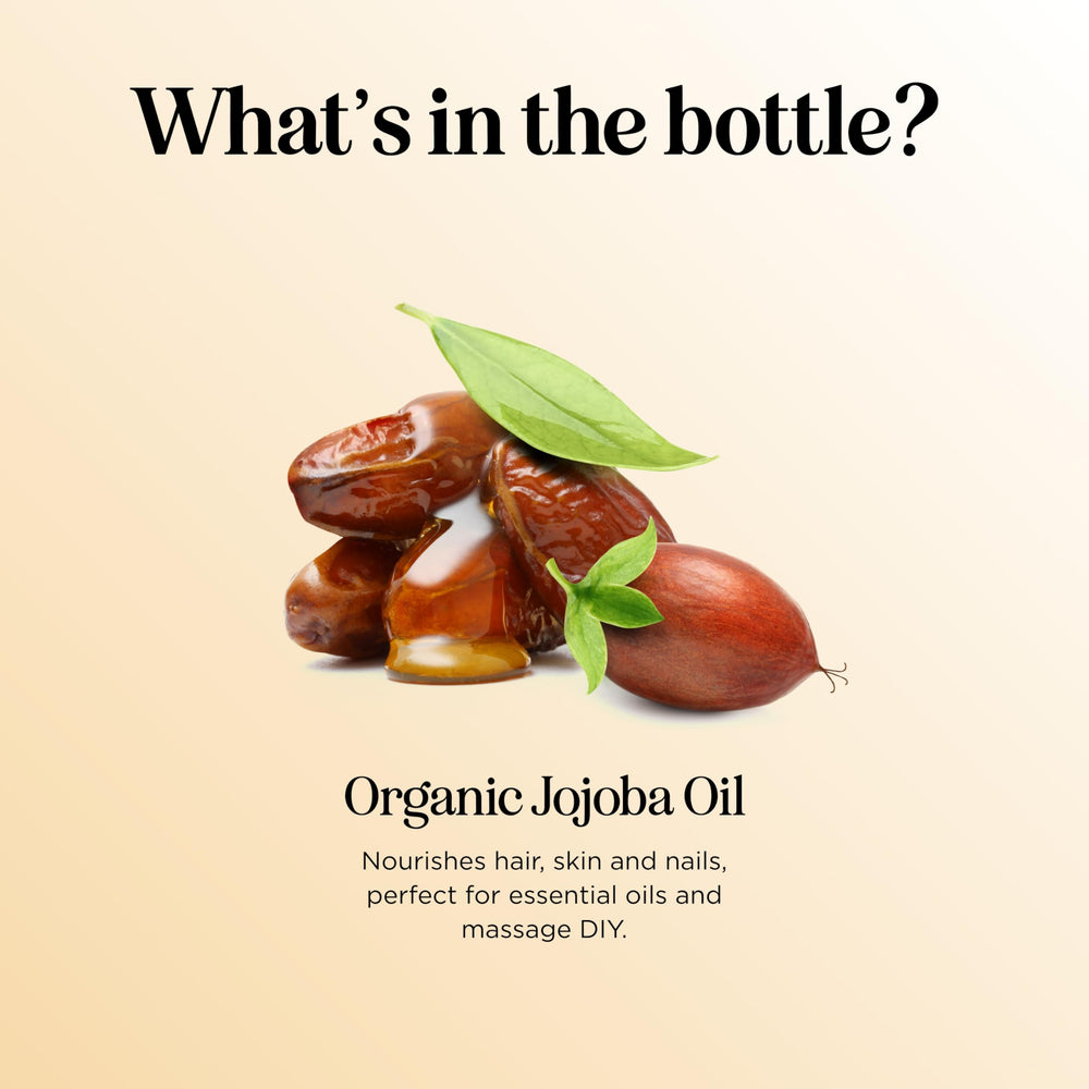 Maple Holistics jojoba oil in hair care routine for shine
