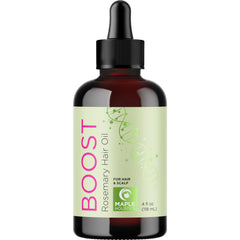 Maple Holistics lightweight formula on shiny, non-greasy hair.