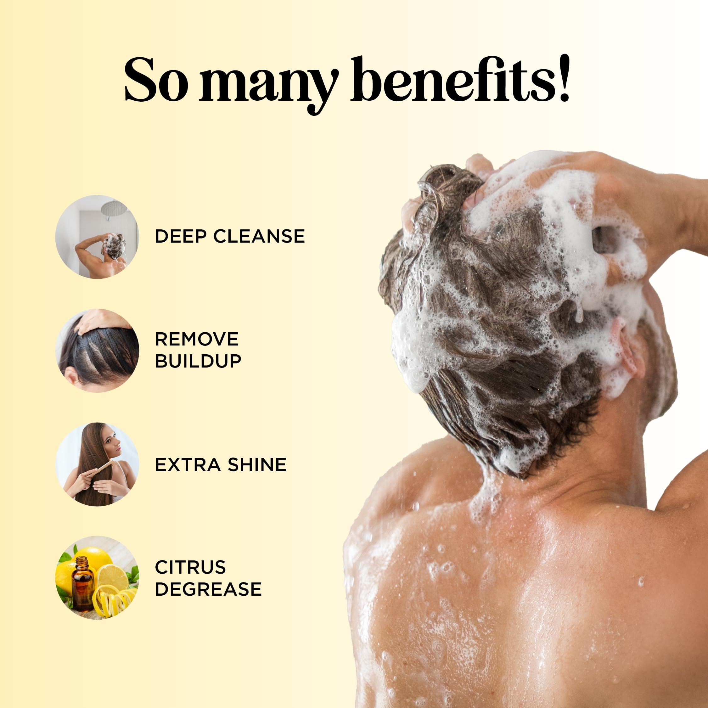 Maple Holistics oily-hair cleanser bottle in action for scalp refreshment