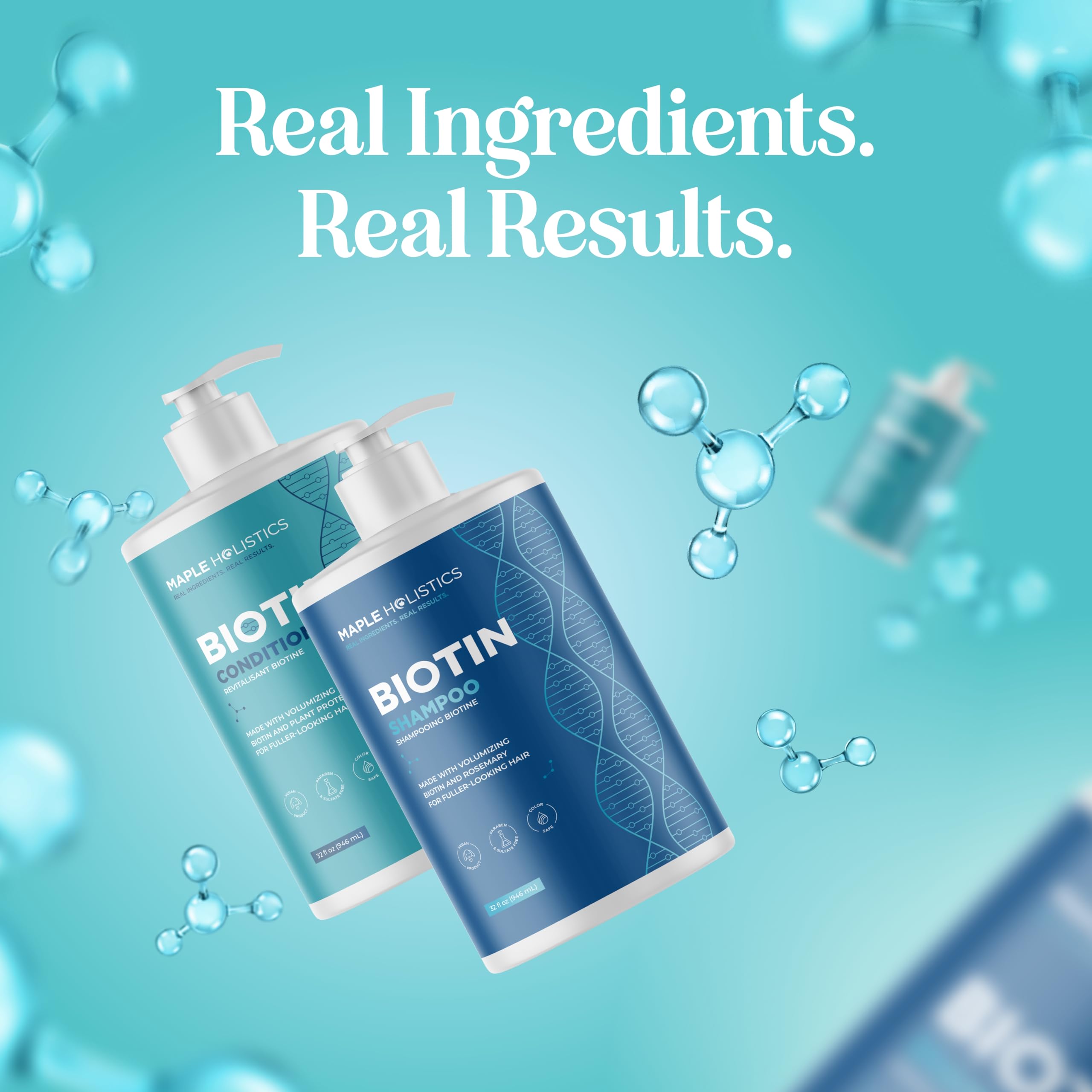 Maple Holistics logo appears on box for trusted hair care.