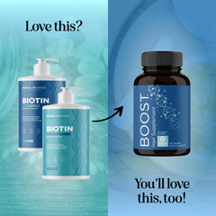 Maple Holistics Rosemary Biotin Shampoo and Conditioner pour ready for daily volume.