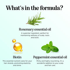 Maple Holistics rosemary water droplets showing potent botanical blend