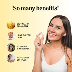 Saw palmetto horsetail ingredients blend for hair wellness