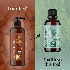 Maple Holistics almond oil for DIY hair masks or hot oil treatments