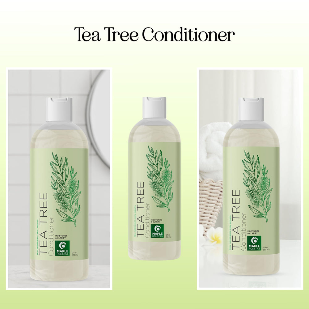 Maple Holistics Tea Tree Conditioner swatch demonstrates texture and smoothness