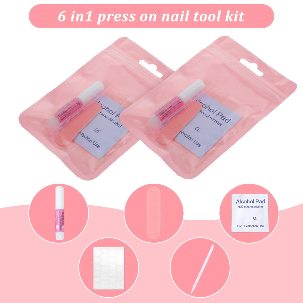 MAQUITA adhesive patches for quick, mess-free nail application