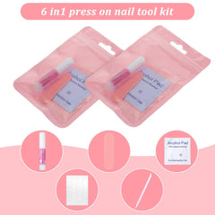 MAQUITA adhesive patches for quick, mess-free nail application