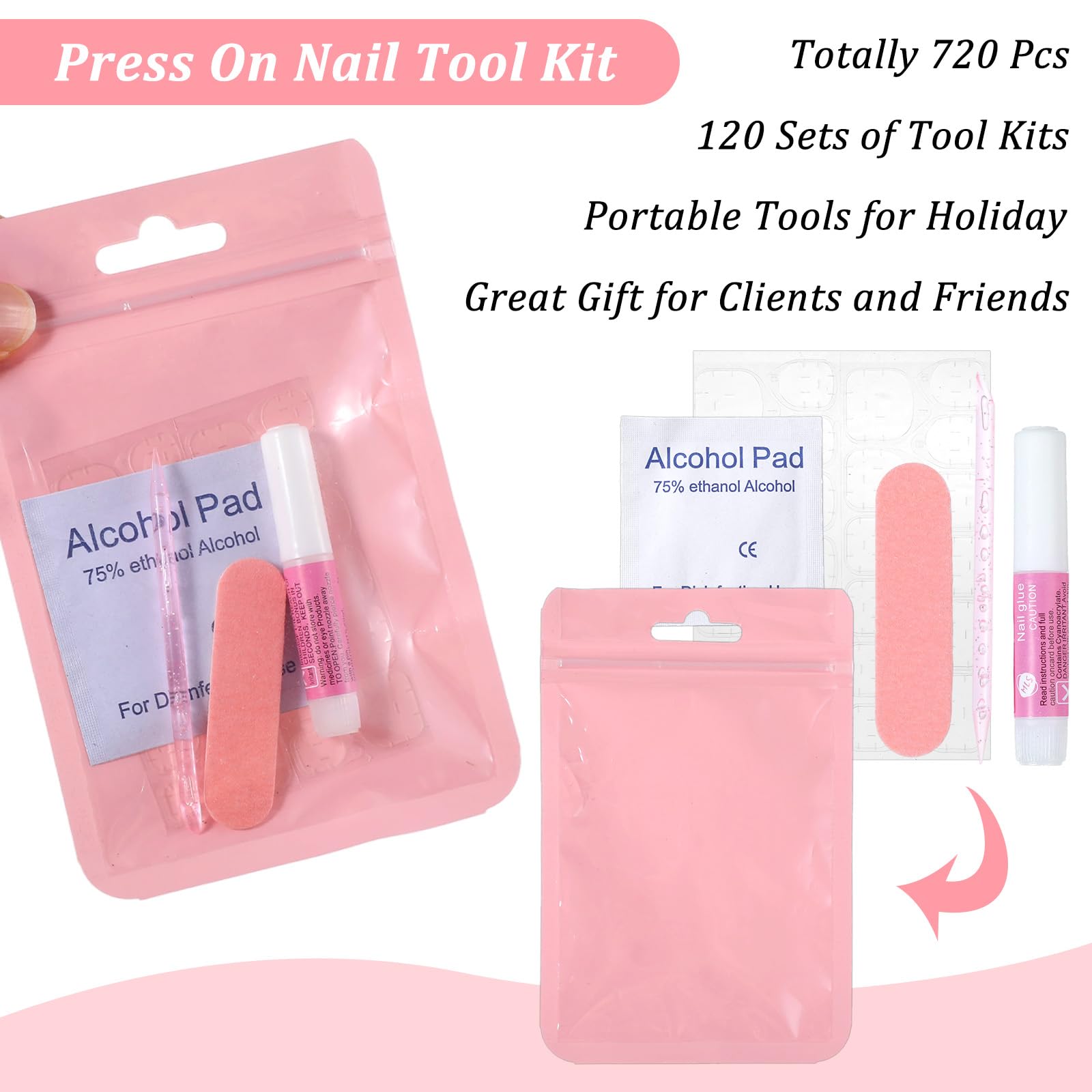 MAQUITA portable nail kit bag for on-the-go use