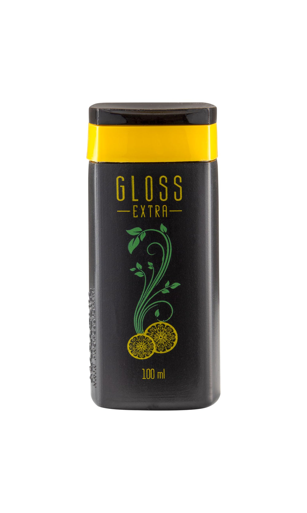 MARACUJA Maracuja Extra Gloss bottle closeup highlights keratin blend for radiant shine.