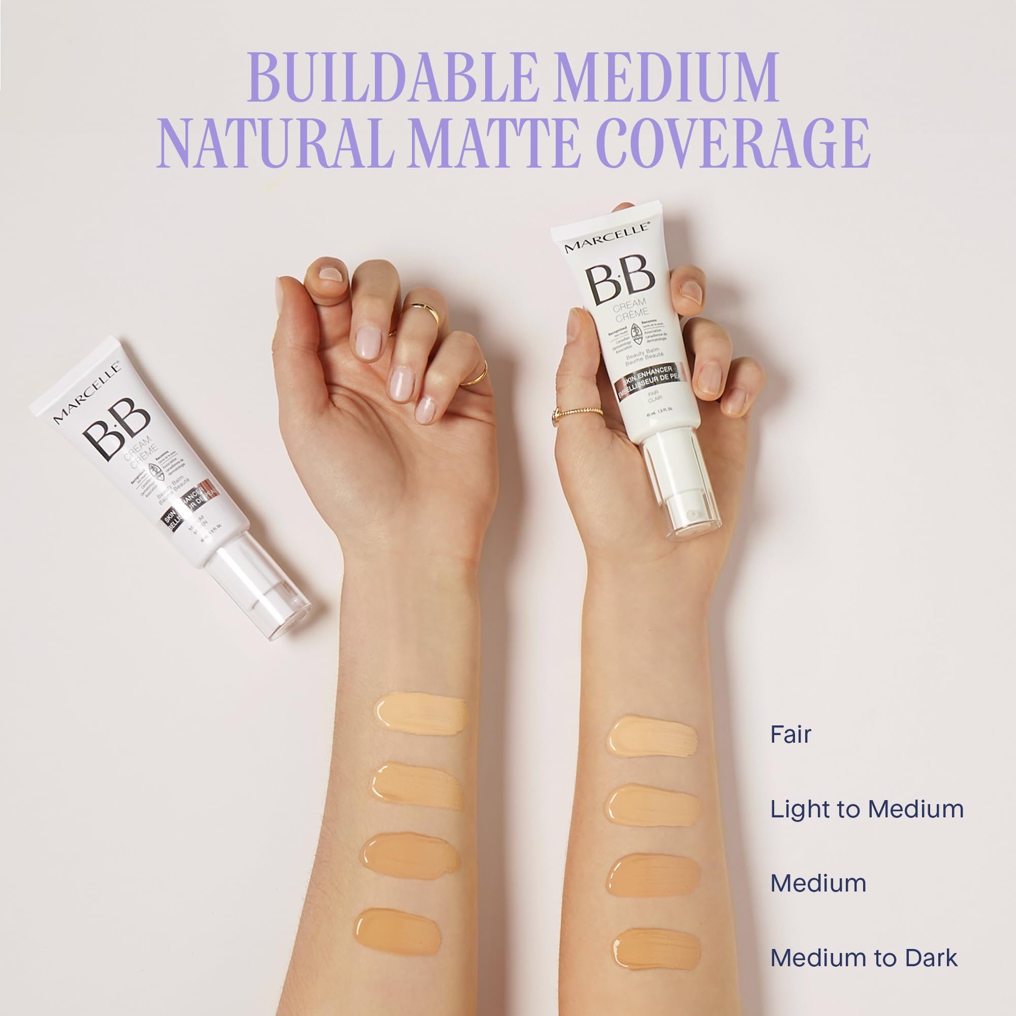 Marcelle BB Cream Beauty Balm non-comedogenic to reduce pore clogging risk