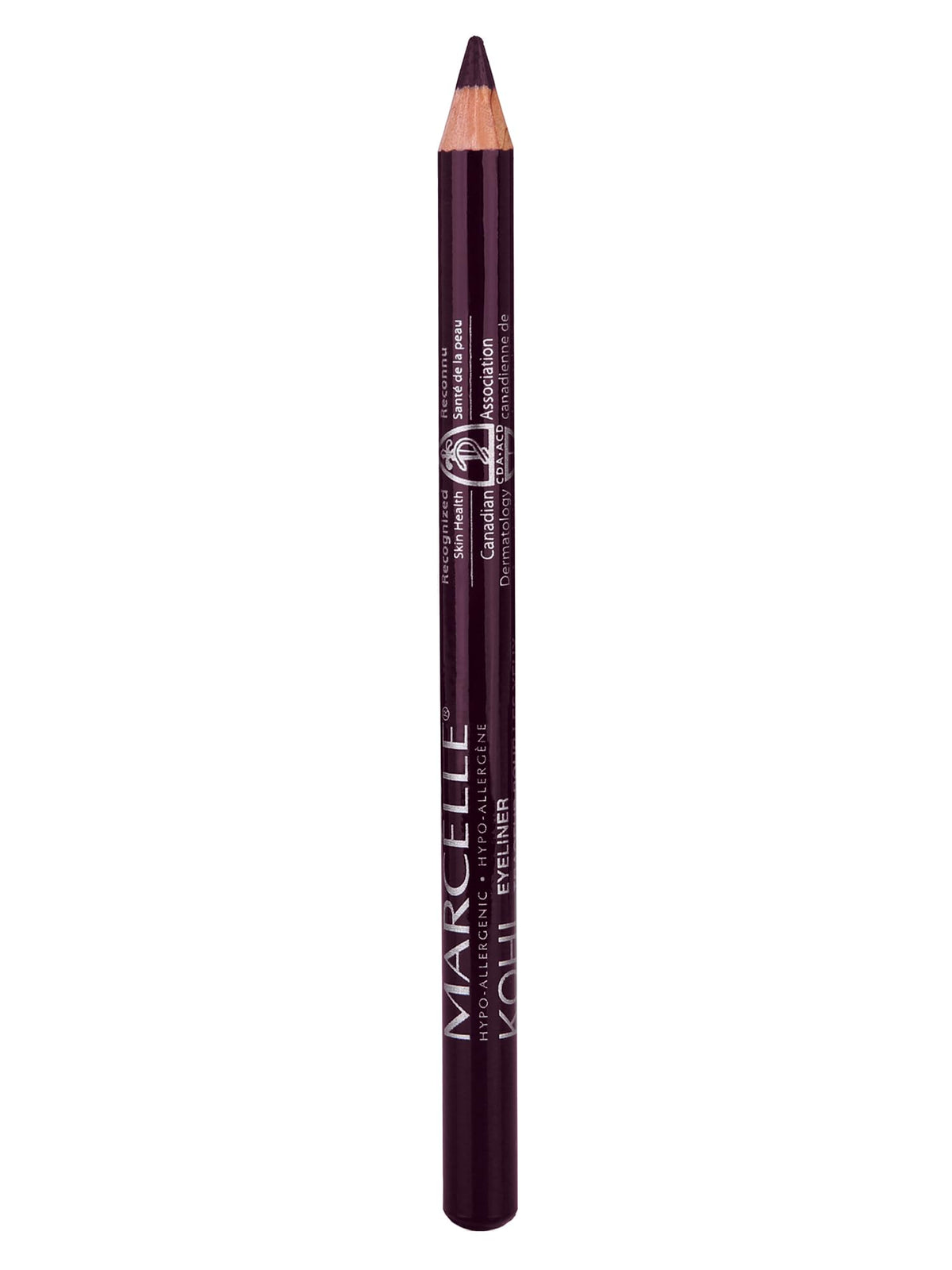 Marcelle Kohl Eyeliner Black Plum with a soft lead for smooth glide and precise lines