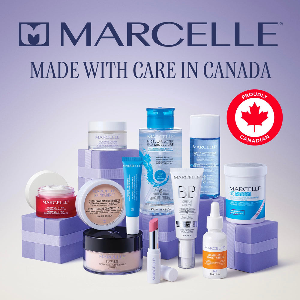 Marcelle Micellar Water leaves hydrated, soothed skin after use