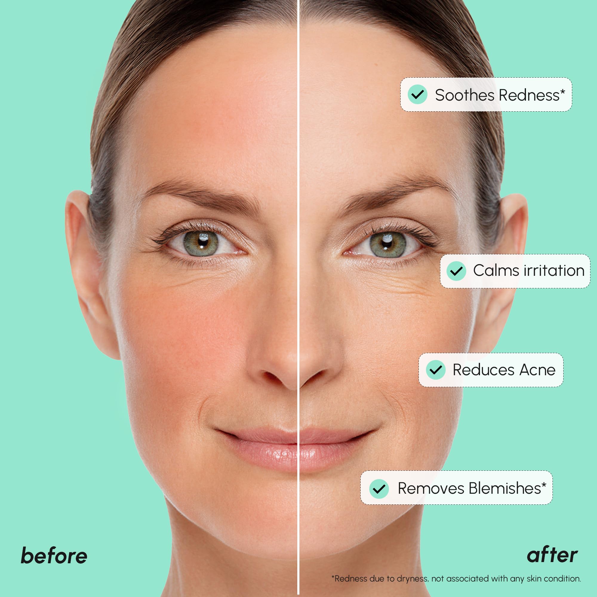 MAREE Azelaic Acid Serum texture swatch showing a light, fast-absorbing finish.