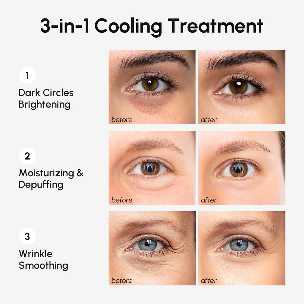 MAREE brightening under-eye patches with niacinamide and pearl extract for even tone.