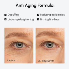 MAREE Caffeine Under Eye Brightener Stick close-up illustrating cooling application