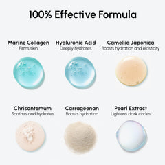 MAREE cooling effect during application on the under-eye area.