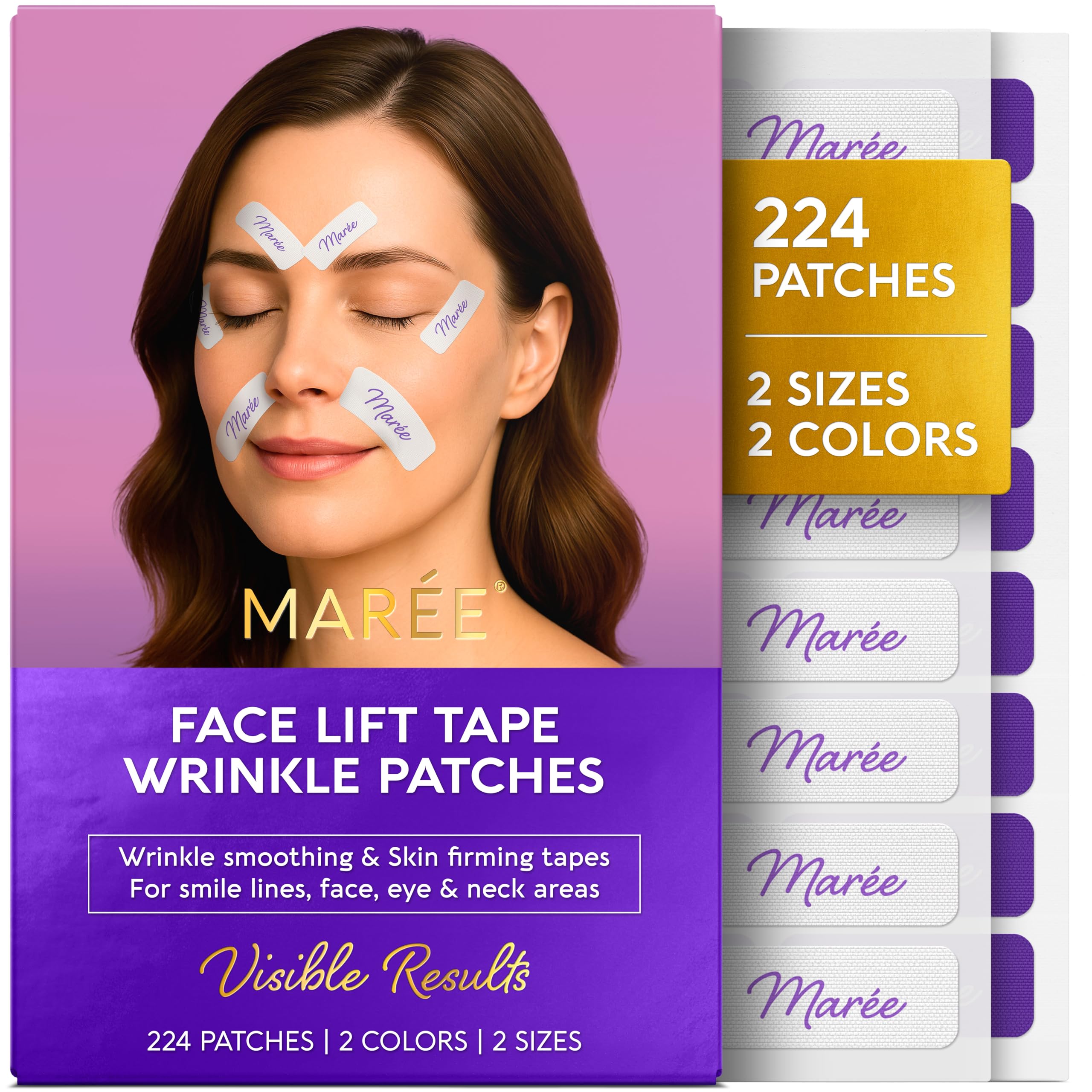 MAREE Face Lift Tape patches pack for at-home overnight lifting