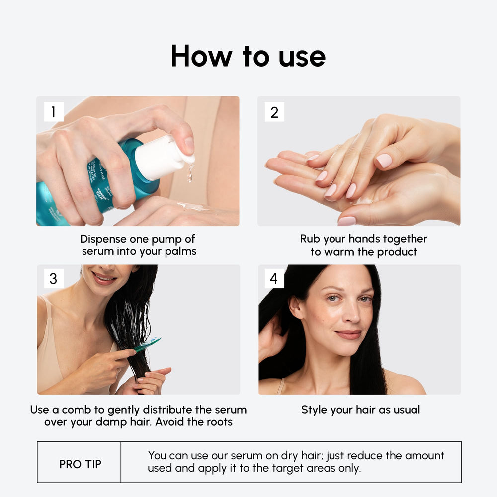 MAREE Hair Serum curly hair care enhances definition and manageability
