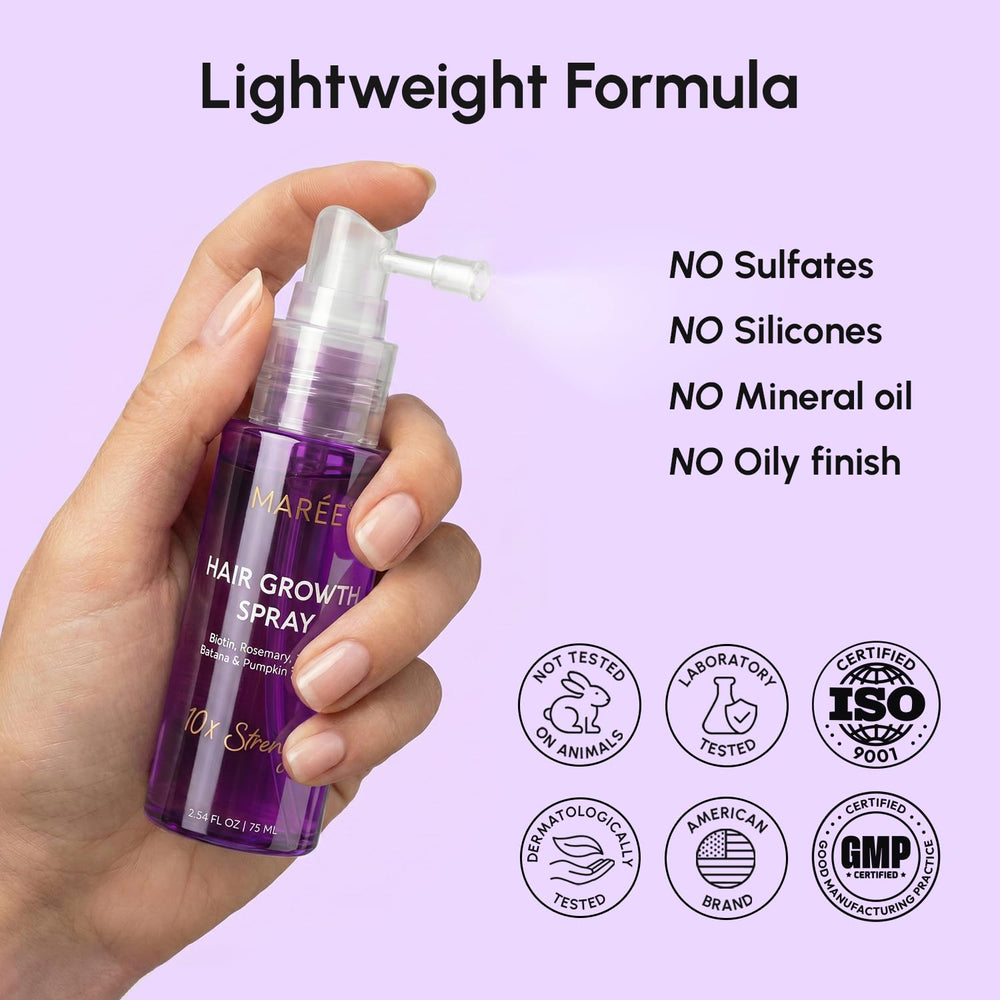 Rice protein and actives for fuller-looking hair.