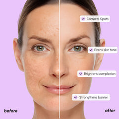 MAREE serum on face during application demonstrates easy, lightweight daily use.