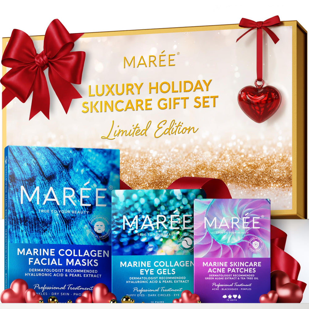 MAREE under-eye patches for puffy eyes and dark circles, refreshing mornings.