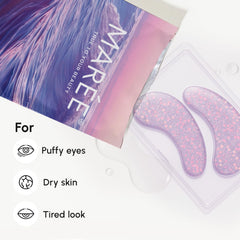 MAREE Violet Eye Gels pack includes 20 pairs for routine use.