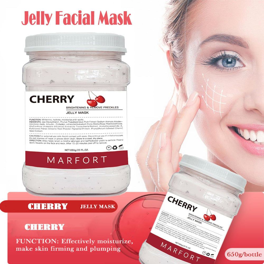 Marfort jelly mask mixing bowl and spatula ready for at-home spa treatment.