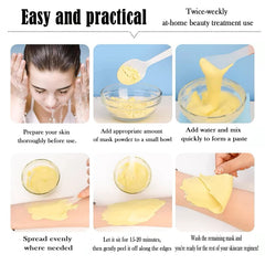 Marfort jelly mask jar in spa-at-home scene showing moisturizing skincare.