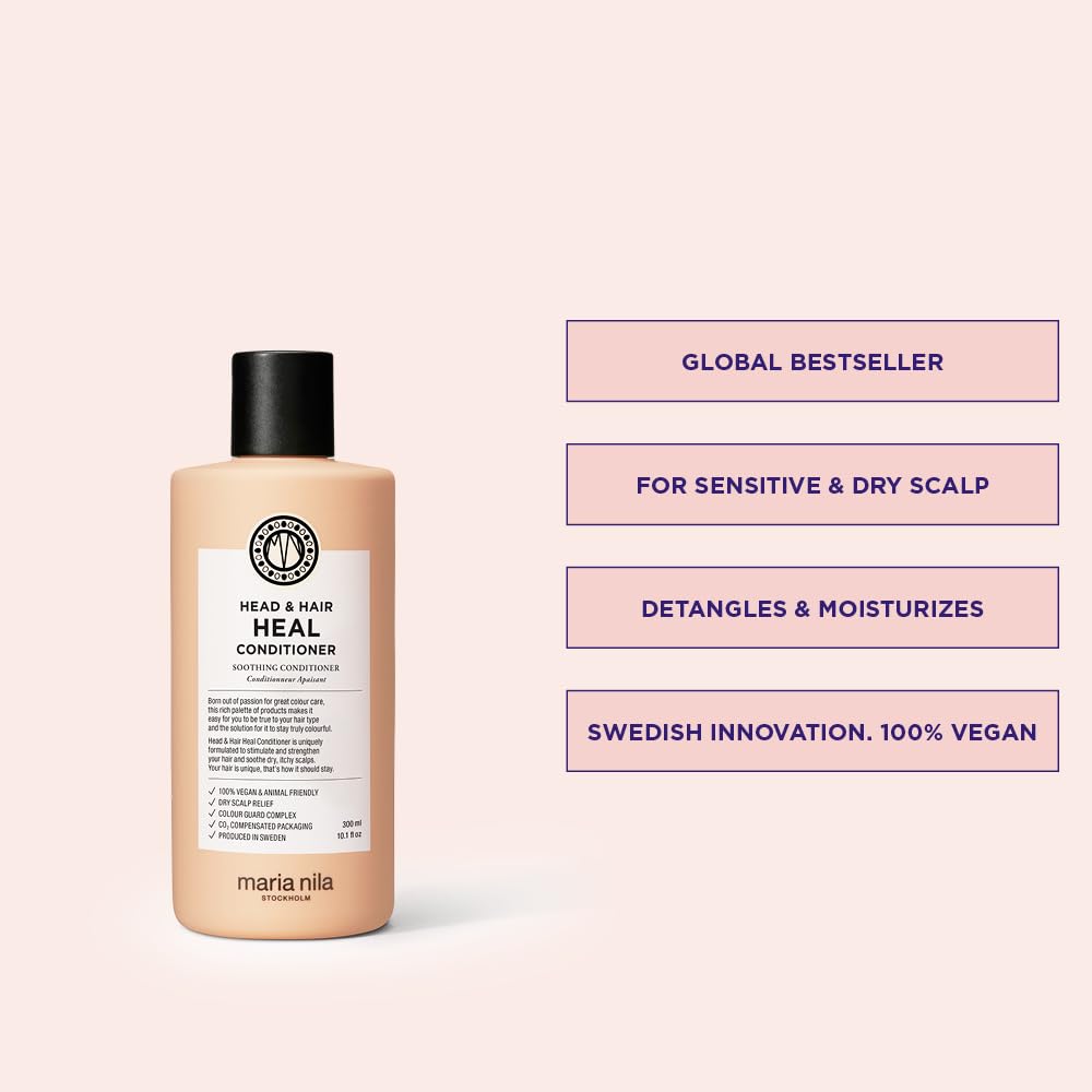 Maria Nila Head & Hair Heal conditioner lather forming gentle bubbles.