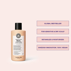 Maria Nila Head & Hair Heal conditioner lather forming gentle bubbles.