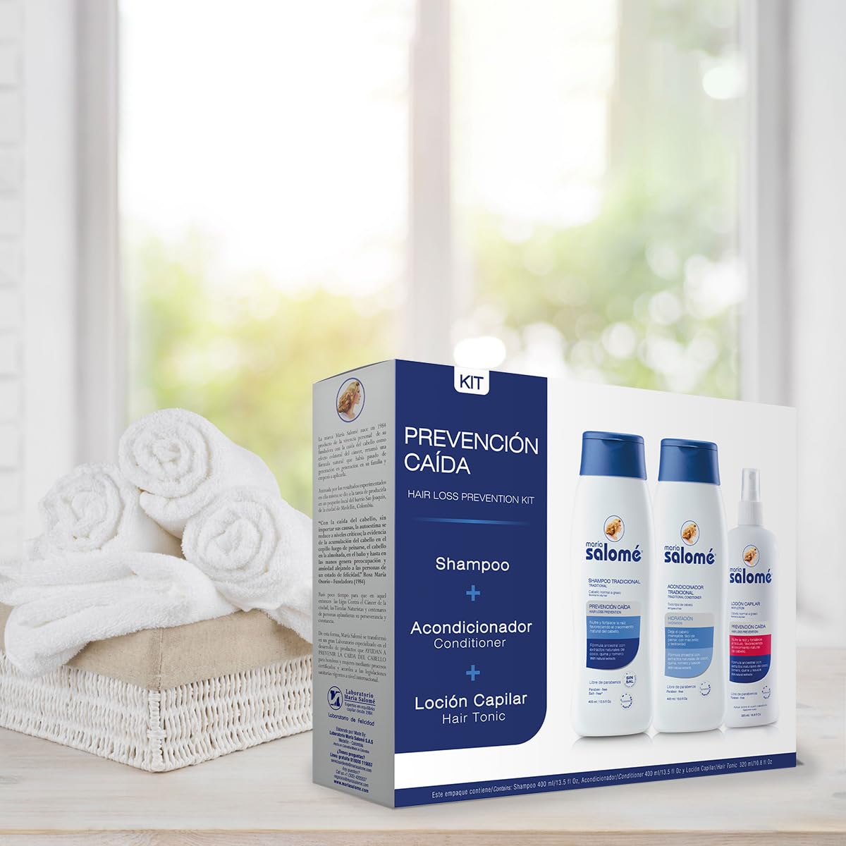 Maria Salome eco-friendly packaging in retail setting.