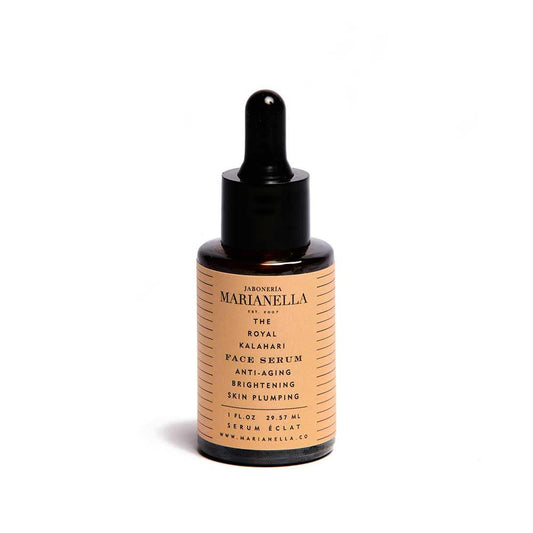 Marianella anti-aging royal kalahari serum bottle for radiant skin.
