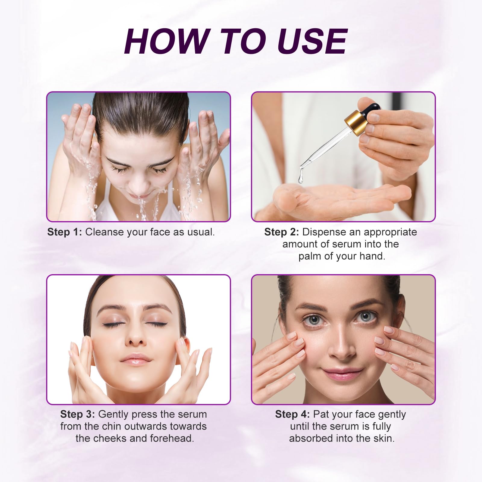 Marianp Serum packaging box emphasizing gentle, all-skin-type care