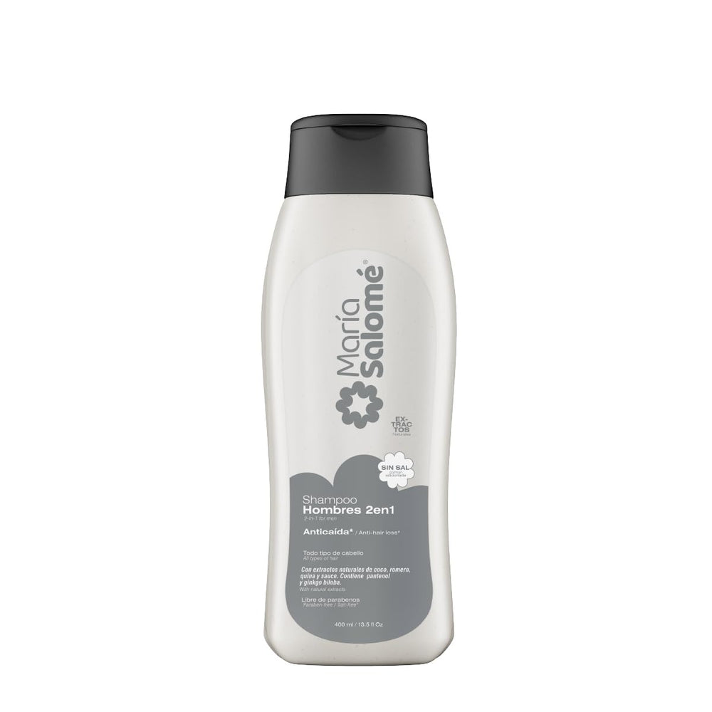 Maria Salome 2-in-1 shampoo bottle front for a hydrating cleanse