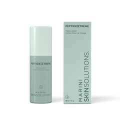 Marini SkinSolutions PeptideXtreme bottle ready for lightweight anti-aging hydration.