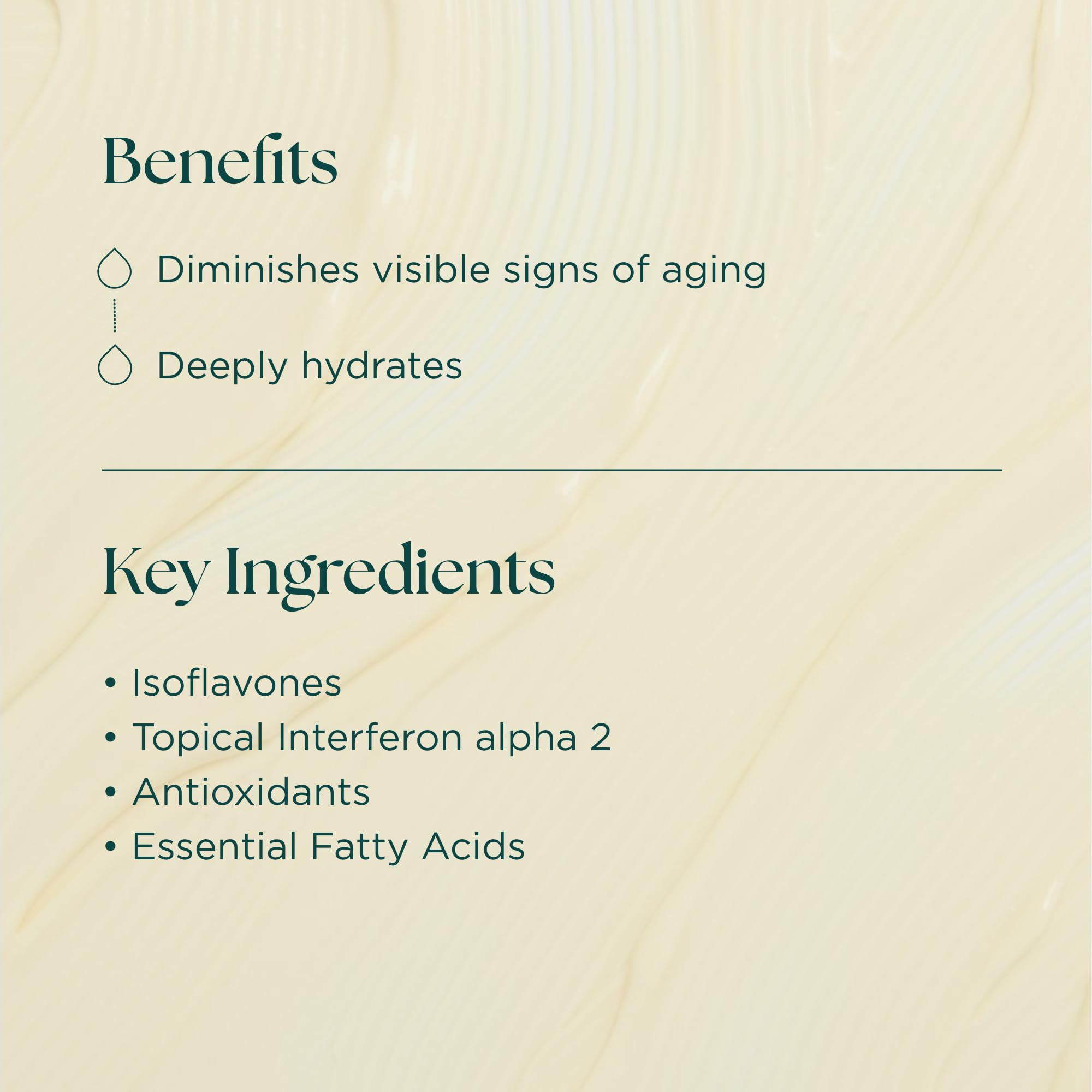 Marini SkinSolutions Age Intervention ingredients list featuring Q10 and plankton extract
