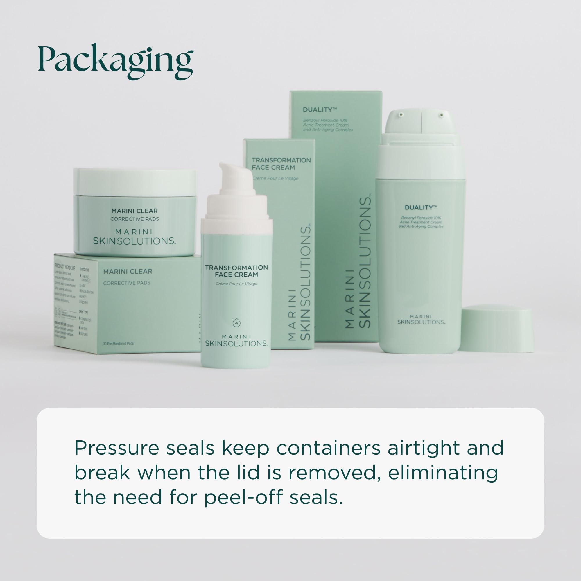 Packaging of Marini SkinSolutions Age Intervention Gentle Cleanser emphasizing cruelty-free, USA-made quality.