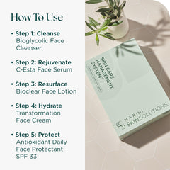 Marini SkinSolutions Bioclear Lotion bottle for hydration and smoother texture