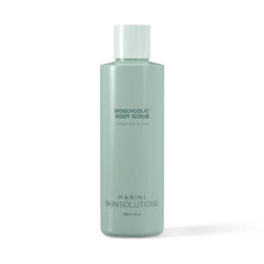 Marini SkinSolutions Bioglycolic Body Scrub bottle front for gentle exfoliation