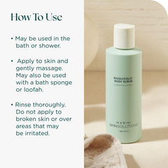 Marini SkinSolutions Bioglycolic Body Scrub massage application on skin