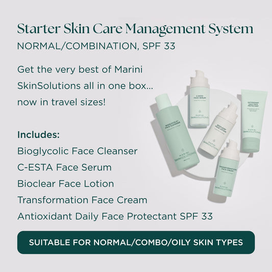 Marini SkinSolutions Bioglycolic Cleanser bottle for gentle exfoliation and clean skin