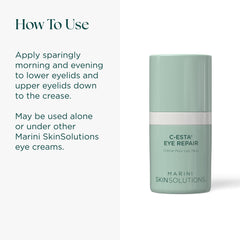Marini SkinSolutions C-ESTA Eye Repair texture closeup, smooth blend for seamless use