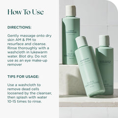 Marini SkinSolutions Clean Zyme bottle pictured in a bathroom routine