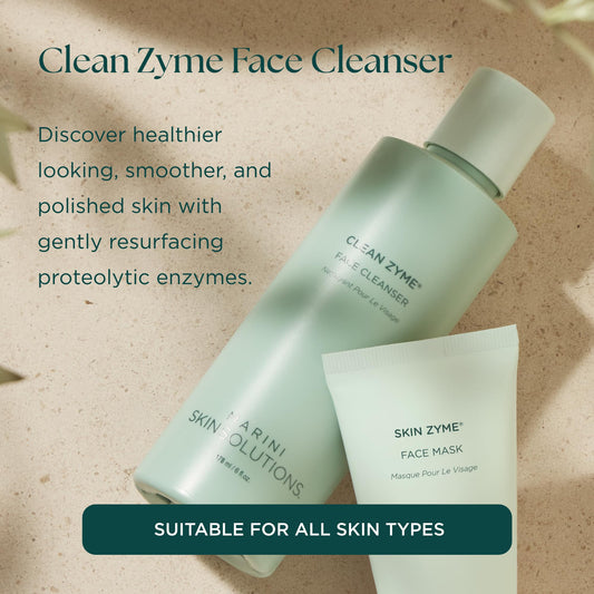 Close-up of papain enzyme ingredients in Marini SkinSolutions Clean Zyme