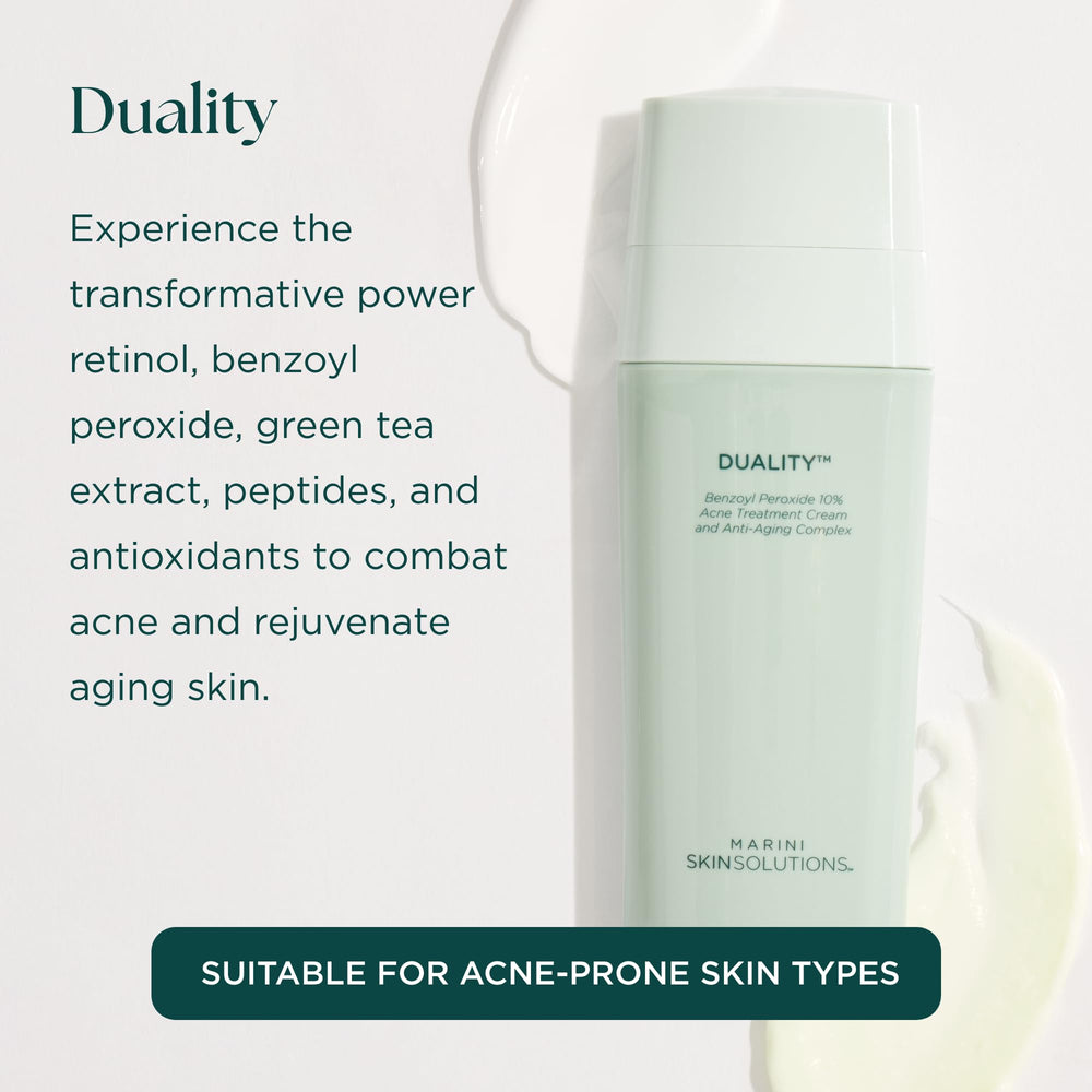 Marini SkinSolutions Duality pump-dispense demonstrates easy, mess-free application