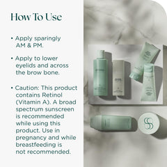 Marini SkinSolutions Eye Cream closeup showing lightweight hydration