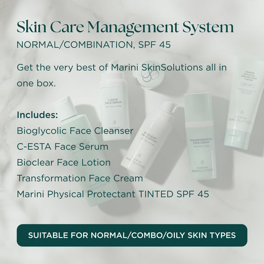 Marini SkinSolutions Face Cleanser foam texture supports gentle daily cleansing.