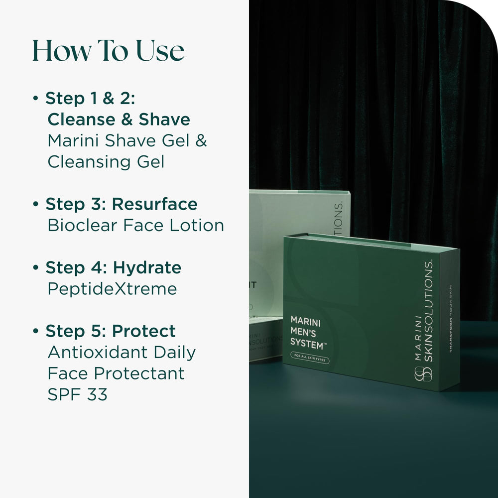 Marini SkinSolutions Antioxidant Daily Face Protectant SPF 33 for everyday sun protection.