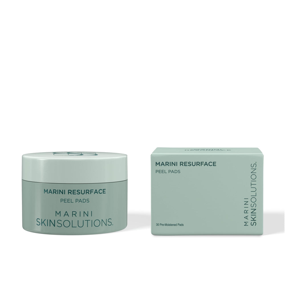 Marini SkinSolutions ResurFace glycolic pad for smoother skin texture.