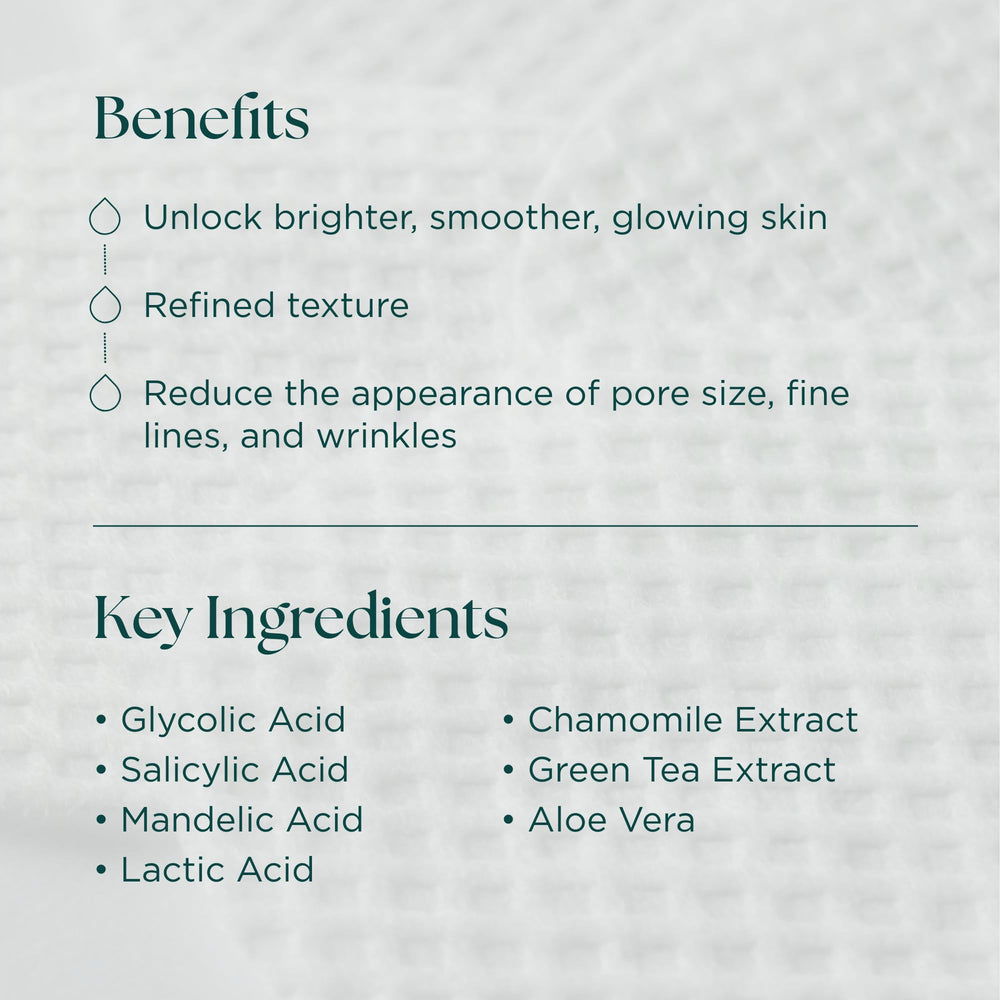 Marini SkinSolutions ResurFace mandelic pad promotes even complexion.
